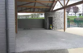 Préau de l’école élémentaire